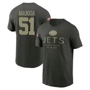 Men's New York Jets ＃51 Kiko Mauigoa Forest/Green 2025 Salute to Service Sideline Primary Edge T-Shirt
