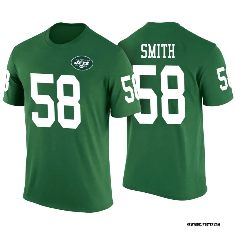 Men's New York Jets ＃58 Mazi Smith Green Color Rush T-Shirt