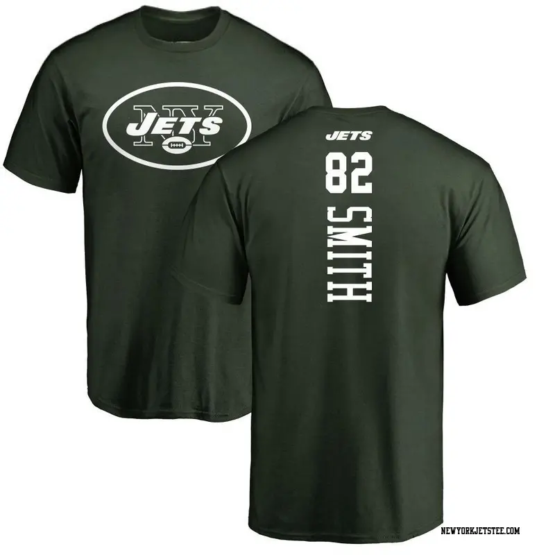 Men's New York Jets ＃82 Arian Smith Green Backer T-Shirt