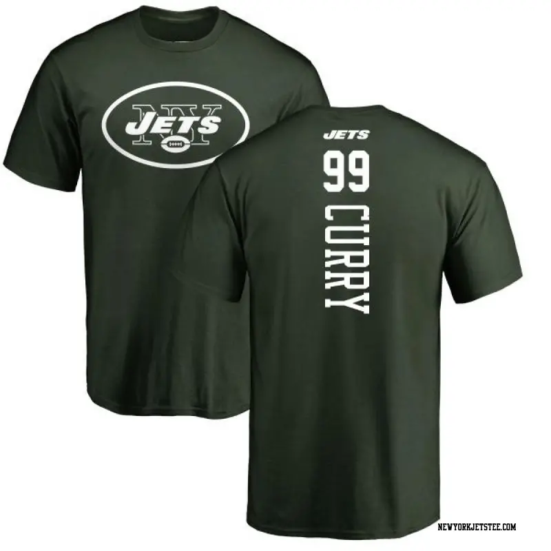 Men's New York Jets ＃99 Vinny Curry Green Backer T-Shirt