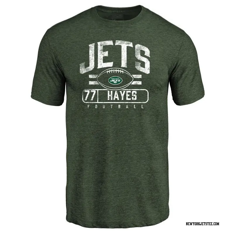 Youth New York Jets ＃77 Marquis Hayes Green Flanker T-Shirt