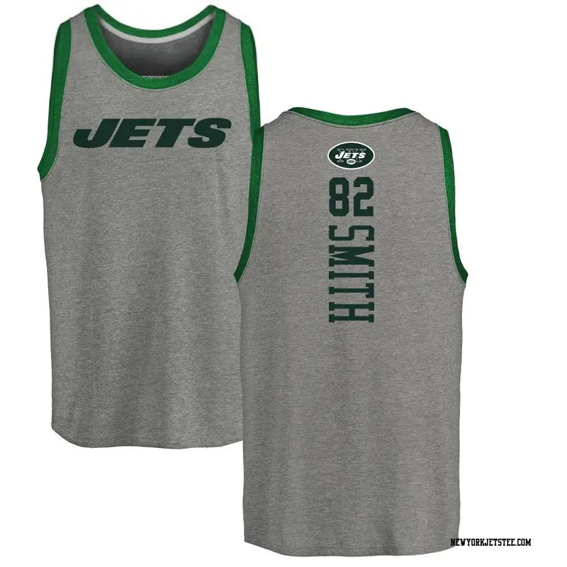 Youth New York Jets ＃82 Arian Smith Ash Backer Tank Top