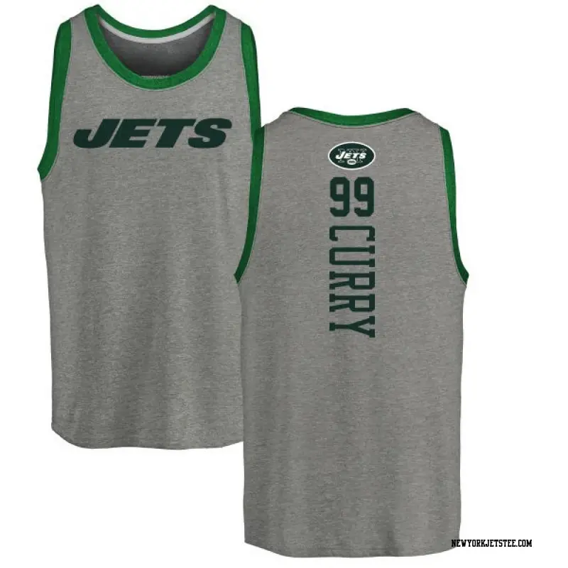 Youth New York Jets ＃99 Vinny Curry Ash Backer Tank Top